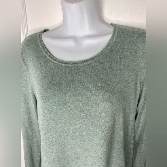 J JILL Women's Green Long Sleeve Top - Picture 3 of 5